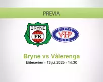 Pronóstico Bryne Vålerenga (13 julio 2025)