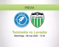 Pronóstico Tammeka Levadia (08 marzo 2025)