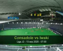 Pronóstico Consadole Iwaki (13 septiembre 2025)