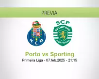 Pronóstico Porto Sporting (07 febrero 2025)