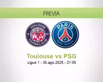 Pronóstico Toulouse PSG (30 agosto 2025)