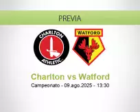 Pronóstico Charlton Watford (09 agosto 2025)