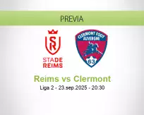 Pronóstico Reims Clermont (23 septiembre 2025)