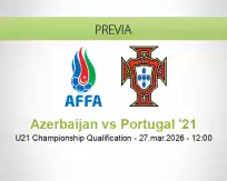 Pronóstico Azerbaijan Portugal '21 (27 marzo 2026)