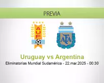 Uruguay vs Argentina