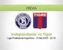 Pronóstico Independiente Tigre (15 febrero 2025)