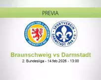 Pronóstico Braunschweig Darmstadt (14 febrero 2026)