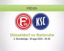 Pronóstico Düsseldorf Karlsruhe (30 agosto 2025)