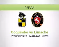Pronóstico Coquimbo Limache (02 agosto 2025)