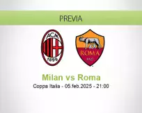 Pronóstico Milan Roma (05 febrero 2025)