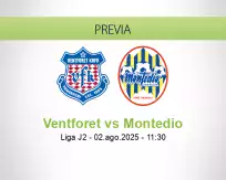 Pronóstico Ventforet Montedio (02 agosto 2025)