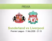 Sunderland vs Liverpool