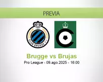 Pronóstico Brugge Brujas (09 agosto 2025)