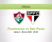 Pronóstico Fluminense São Paulo (27 noviembre 2025)