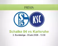 Pronóstico Schalke 04 Karlsruhe (05 abril 2026)