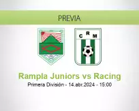 Pronóstico Rampla Juniors Racing (14 abril 2024)