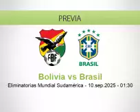 Pronóstico Bolivia Brasil (09 septiembre 2025)