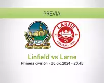 Pronóstico Linfield Larne (30 diciembre 2024)