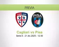 Pronóstico Cagliari Pisa (21 diciembre 2025)