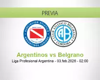 Argentinos vs Belgrano