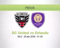 Pronóstico DC United Orlando (25 abril 2026)