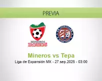 Pronóstico Mineros Tepa (26 septiembre 2025)