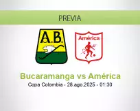 Pronóstico Bucaramanga América (28 agosto 2025)