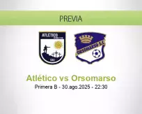 Pronóstico Atlético Orsomarso (30 agosto 2025)