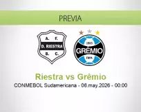 Pronóstico Riestra Grêmio (05 mayo 2026)