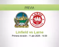 Pronóstico Linfield Larne (11 abril 2026)