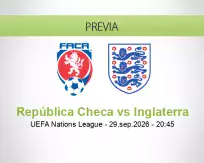 República Checa vs Inglaterra