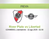 Pronóstico River Plate Libertad (21 agosto 2025)