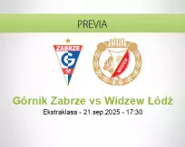 Pronóstico Górnik Zabrze Widzew Łódź (21 septiembre 2025)