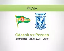 Pronóstico Gdańsk Poznań (26 julio 2025)