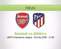 Arsenal vs Atlético