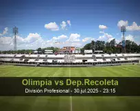 Pronóstico Olimpia Dep.Recoleta (31 julio 2025)