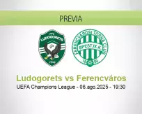 Pronóstico Ludogorets Ferencváros (06 agosto 2025)