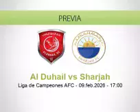 Al Duhail vs Sharjah