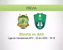 Pronóstico Shorta Ahli (22 diciembre 2025)