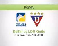 Delfin vs LDU Quito
