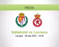 Pronóstico Valladolid Leonesa (28 septiembre 2025)