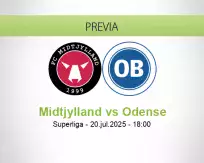Pronóstico Midtjylland Odense (20 julio 2025)