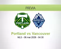 Pronóstico Portland Vancouver (08 marzo 2026)