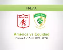 Pronóstico América Equidad (17 enero 2026)