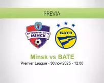 Pronóstico Minsk BATE (30 noviembre 2025)