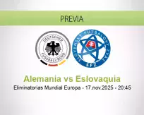 Alemania vs Eslovaquia