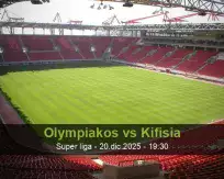 Pronóstico Olympiakos Kifisia (20 diciembre 2025)