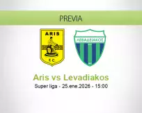 Pronóstico Aris Levadiakos (25 enero 2026)