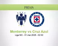 Monterrey vs Cruz Azul