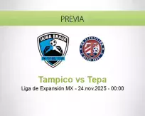 Pronóstico Tampico Tepa (23 noviembre 2025)